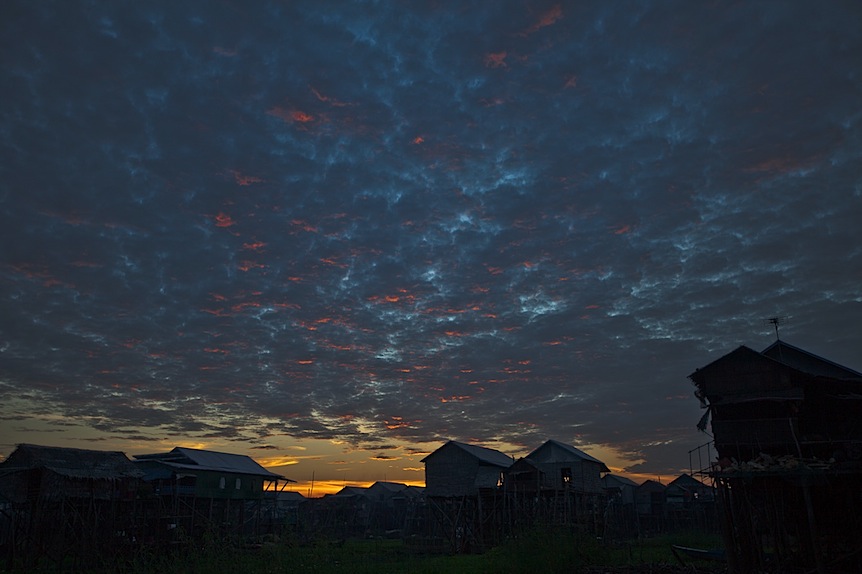 Sunset at Kampong Phluk